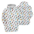 Christmas Characters Golf And Beer White Men's Funny Golf Shirts, Christmas Golf Shirt, Polo Shirts For Men
