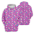 Funny Donut Fingers Pink Adult Humor Women Golf Shirts, Ladies Golf Shirt, Valentines Golf Gift