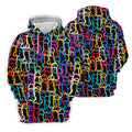 Adult Humor LGBT Rainbow Color Men's Funny Golf Shirts, Pride Month Celebrate Golf Shirts For Men