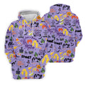 Happy Halloween Witch Spell Pattern Polo Shirt, Women's Golf Polo, Hawaiian Golf Shirt