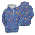 Autism Puzzle Ribbon Pattern Women's Golf Tops, Autism Awareness Color Ladies Golf Polos