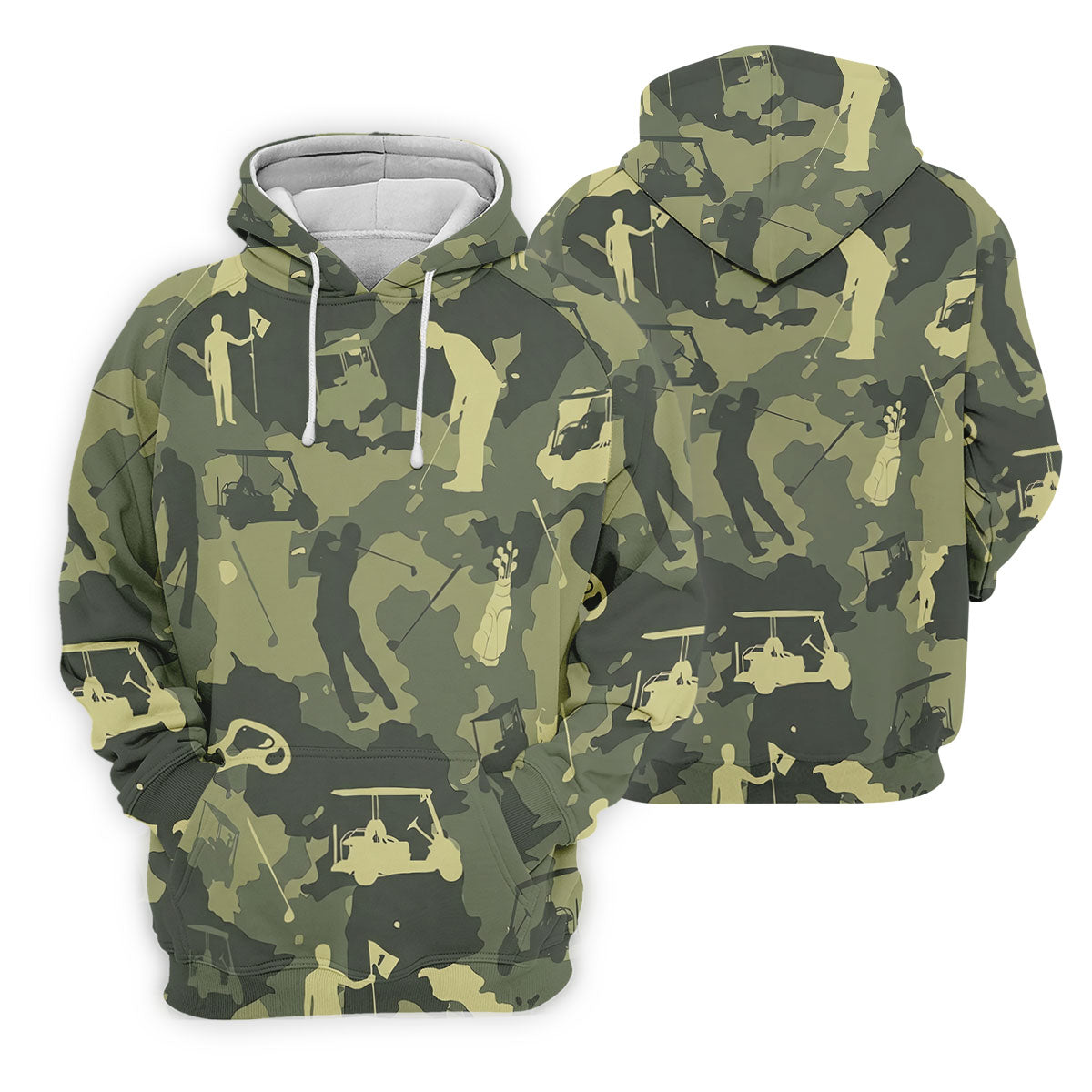 Golf Pose Camo Golf Shirt, Golf Tops For Men, Golf Shirts For Men, Golf Gift For Men