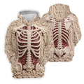Knitted Skeleton Sequin Halloween Polo Shirt, Mens Golf Polo, Golf Apparel For Men
