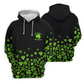 Shenanigans Coordinator Golf Ball Pattern St Patrick Day Black Golf Shirt, Women's Golf Tops, Ladies Golf Polos