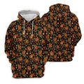 Autumn Bigfoot Forest Pattern Polo Shirt, Women’s Golf Apparel, Hawaiian Golf Shirt, Golf Tops For Women