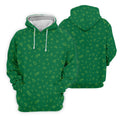 Golf And Beer Lucky Four Leaf Clover St Patrick's Day Green Women's Golf Tops, Golf Gift For Ladies
