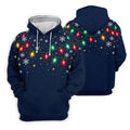 String Lights Snowflakes Christmas Golf Shirt, Mens Golf Shirts, Golf Apparel For Men