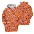 Funny Dirty Orange And Purple Halloween Golf Shirt, Fun Golf Shirts For Men, Cool Golf Gift
