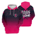 No One Should Fight Alone Breast Cancer Awareness Polo Shirt, Women's Golf Tops