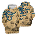 Mermaid Princess Vintage Nautical Hawaiian Golf Shirt, Women's Golf Tops, Ladies Golf Shirts