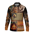 Native Heritage Golf Tops For Men, Native American Ancestry Polo Shirts For Men, Indigenous Peoples Month
