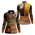 Native Heritage Women's Golf Tops, Native American Ancestry Ladies Golf Polos, Indigenous Peoples Month