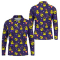 Funny Yellow Duck Sunglasses Golf Shirt, Men's Golf Shirt, Cute Golf Outfit, Polo Shirts For Men