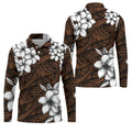 Polynesian Tribal Pattern Hawaiian Golf Shirt, Men's Golf Shirt, Polo Shirts For Men