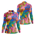Funny Adult Fantasy Island Novelty Golf Shirt, Ladies Golf Shirts, Women’s Golf Apparel