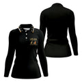 I Like Golf And Bourbon Black Golf Shirt, Fun Women's Golf Shirts, Golf And Whiskey Ladies Golf Shirts