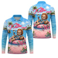 Killer Summer Vibes Evil Doll Golf Polo Shirt, Golf Shirts For Men, Mens Polo Shirts