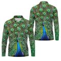 The Peacock Unique Golf Shirt, Golf Tops For Men, Golf Shirts For Men, Polo Shirts For Men