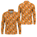 Halloween Dog Costume Pattern Golf Polo Shirt, Mens Golf Shirts, Polo Shirts For Men
