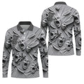Screaming Faces Disc Golf Polo Shirt, Disc Golf Shirts For Men, Disc Golf Apparel