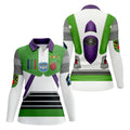 Sci Fi Space Ranger Costume Hawaiian Golf Shirt, Golf Polo For Women, Printed Golf Shirt