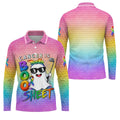 Cancer Is Boo Sheet Ghost Golf Polo Shirt, Golf Shirts For Men, Mens Golf Shirts