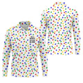In A World Where You Can Be Anything Be Kind Golf Tops For Men, Autism Awareness Color Golf Shirts For Men