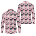 Coquette Pumpkin Boo Pink And Black Cute Golf Outfit, Fun Golf Shirts For Men, Golfing Apparel