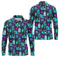 Haunted Ghost Halloween Hawaiian Golf Shirt, Mens Golf Shirts, Golf Polo Shirts For Men