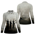 Halloween Witch Golf Polo Shirt, Golf Shirts For Women, Women's Golf Apparel