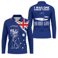 I Was One Under Today Skeleton Golfer Australia Flag Print Golf Tops For Men, Polo Shirts For Men
