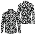 Funny Middle Finger Hand Golf Polo Shirt, Printed Golf Shirts, Golf Polo Shirts For Men