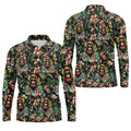 Bigfoot Hawaiian Tropical Golf Shirt, Funny Sasquatch Golf Shirts For Men