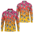 Space Astronaut Hawaiian Golf Shirt, Men's Golf Shirt, Polo Shirts For Men