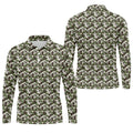 Adult Humor Camouflage Men's Golf Shirt, Funny Naughty Polo, Polo Shirts For Men