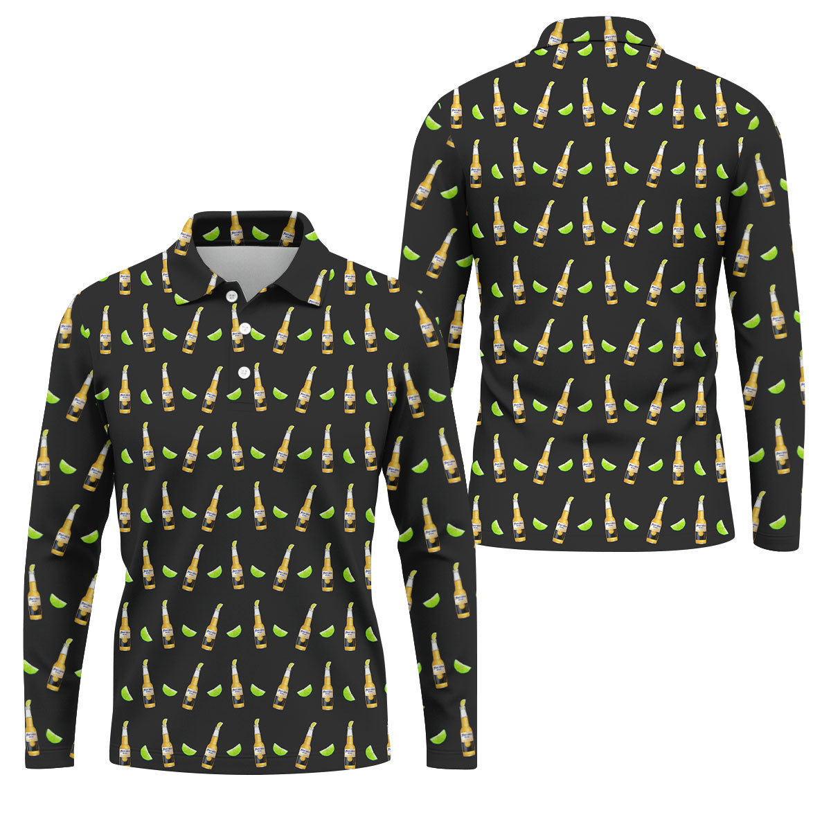 Fore-ona Extra Find Your Fairway Beer And Lime Men's Funny Golf Shirts, Golf Shirts For Men