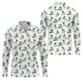 T-Rex Bunny Colorful Easter Egg Men's Funny Golf Shirts, Golf Shirts For Men, Polo Shirts For Men