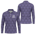 Foolish Mortal Haunted Pattern Golf Polo Shirt, Golf Apparel For Men, Mens Polo Shirts