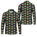 It's Okay To Be Different Autism Puzzle Golf Tops For Men, Autism Awareness Colors Golf Shirts For Men