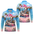Killer Summer Vibes Scary Clown Golf Polo Shirt, Men's Golf Shirt, Printed Golf Shirts