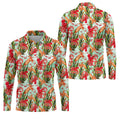 Tropical Cephalopods Among Seaweed  Hawaiian Golf Polo, Golf Tops For Men, Golfing Apparel