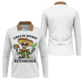 Skeleton Holding Taco And Margarita Hawaiian Golf Polo, Golf Tops For Men, Golfing Apparel