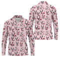 Cute Piglets Wearing Sunglasses Hawaiian Golf Polo, Golf Tops For Men, Funny Golf Shirt, Golfing Apparel