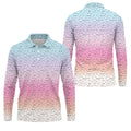 Funny Adult Humor Ombre Golf Shirt, Fun Men's Golf Polos, Polo Shirts For Men, Golf Gift For Him