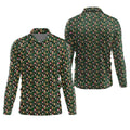 Six Seven Funny Christmas Green Golf Tops For Men, Christmas Golf Shirt, Men Golf Apparel