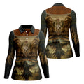 Spirit of the Ancestors Women's Golf Tops, Native American Ancestry Ladies Golf Polos, Indigenous Peoples Month
