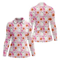 Ghost Coquette Candy Halloween Fun Women's Golf Shirts, Women's Golf Tops, Ladies Golf Shirts