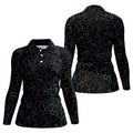 Neon Rubber Duck Pattern Golf Shirt, Ladies Golf Tops, Hawaiian Golf Shirt, Golf Tops For Women