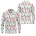 Funny Gingerbread Christmas Candy Cane Golf Tops For Men, Polo Shirts For Men, Christmas Golf Shirt