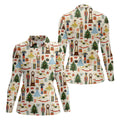 Vintage Nutcracker Christmas Golf Shirt, Women's Golf Tops, Cute Golf Outfit, Golf Gift For Ladies